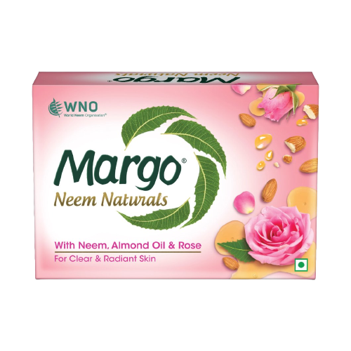 Margo Neem Naturals With Neem, Almond Oil and Rose Soap