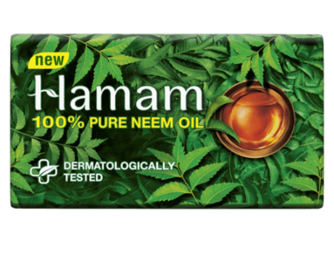 Hamam Bathing Soap Neem Tulsi & Aloe Vera