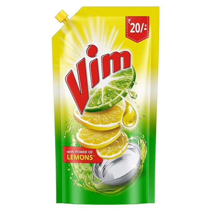 Vim Lemon Dish Wash Gel Liquid