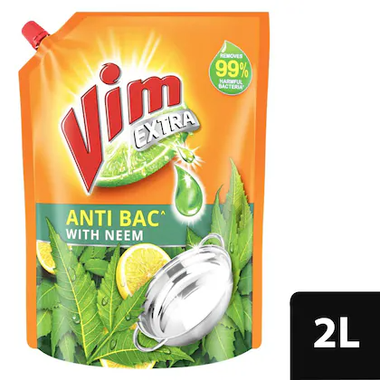 Vim Anti Bacteria Dish Wash Gel Liquid