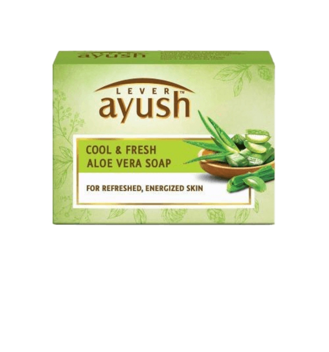 Ayush Bathing Soap Cool & Fresh Aloe Vera