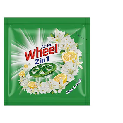 Active Wheel Green Lemon  & Jasmine Detergent Powder